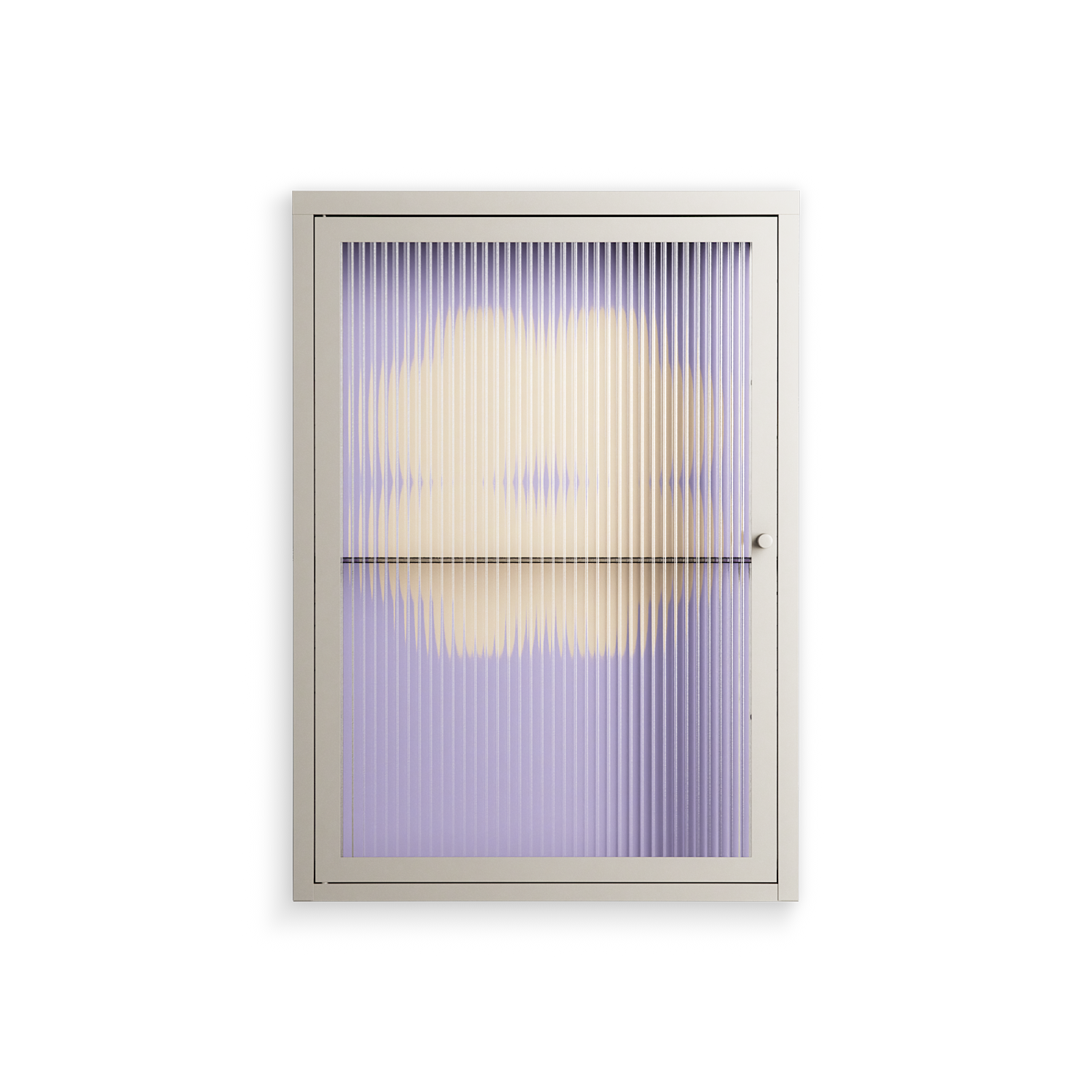 Amara - Wall Cabinet - Linus Lohoff - Pebble - Reeded glass