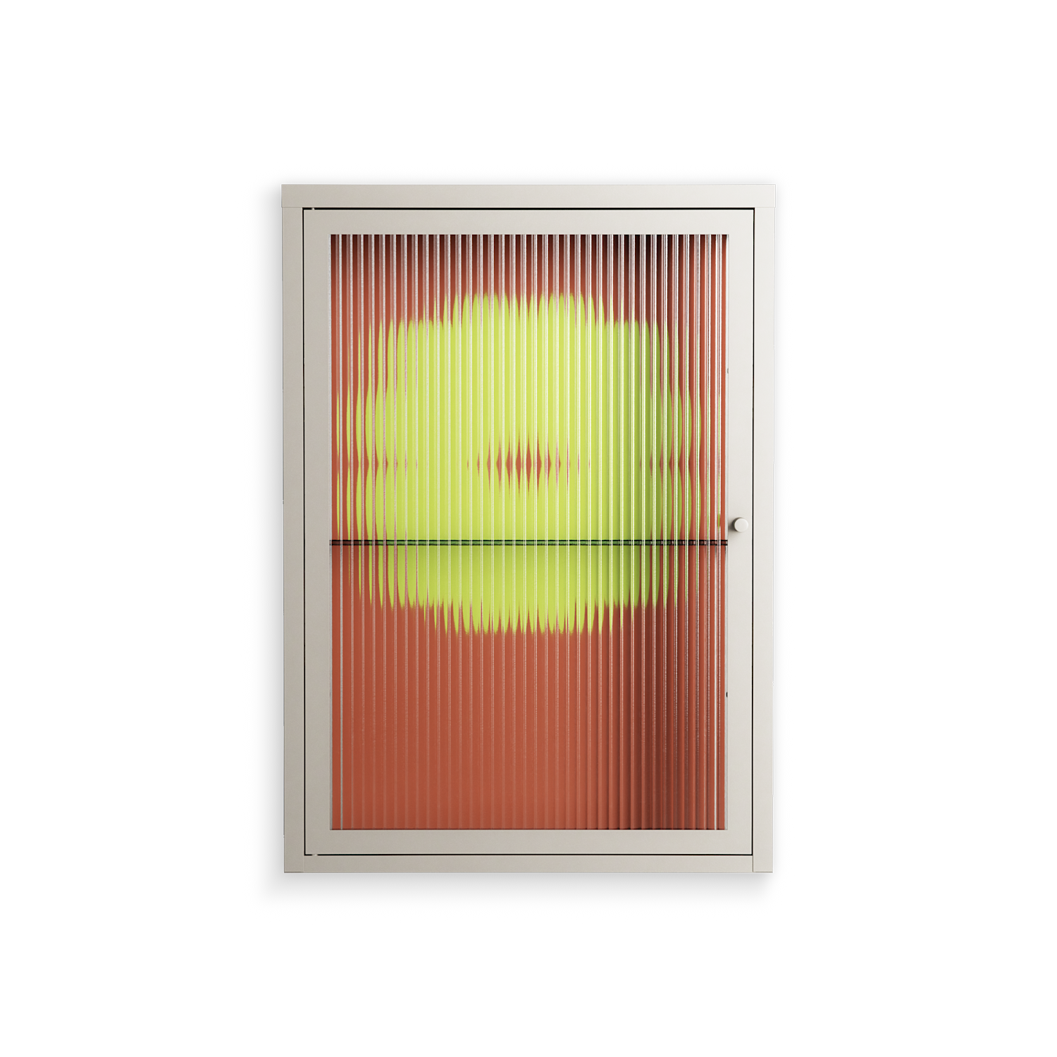 Fernis - Wall Cabinet - Linus Lohoff - Pebble - Reeded glass