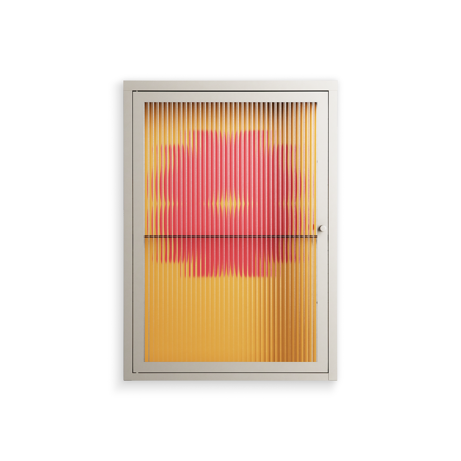 Phonix - Wall Cabinet - Linus Lohoff - Pebble - Reeded glass