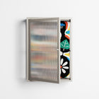 Alive - Wall Cabinet - Vratislav Pecka - Pebble - Reeded glass