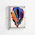 Balloons - Wall Cabinet - Vratislav Pecka - Pebble - Reeded glass