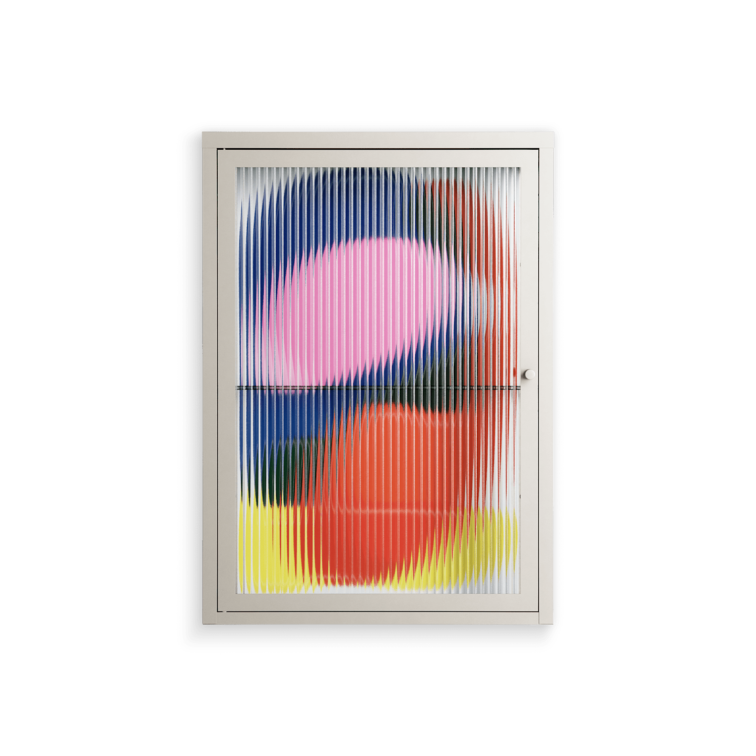 Blends - Wall Cabinet - Vratislav Pecka - Pebble - Reeded glass