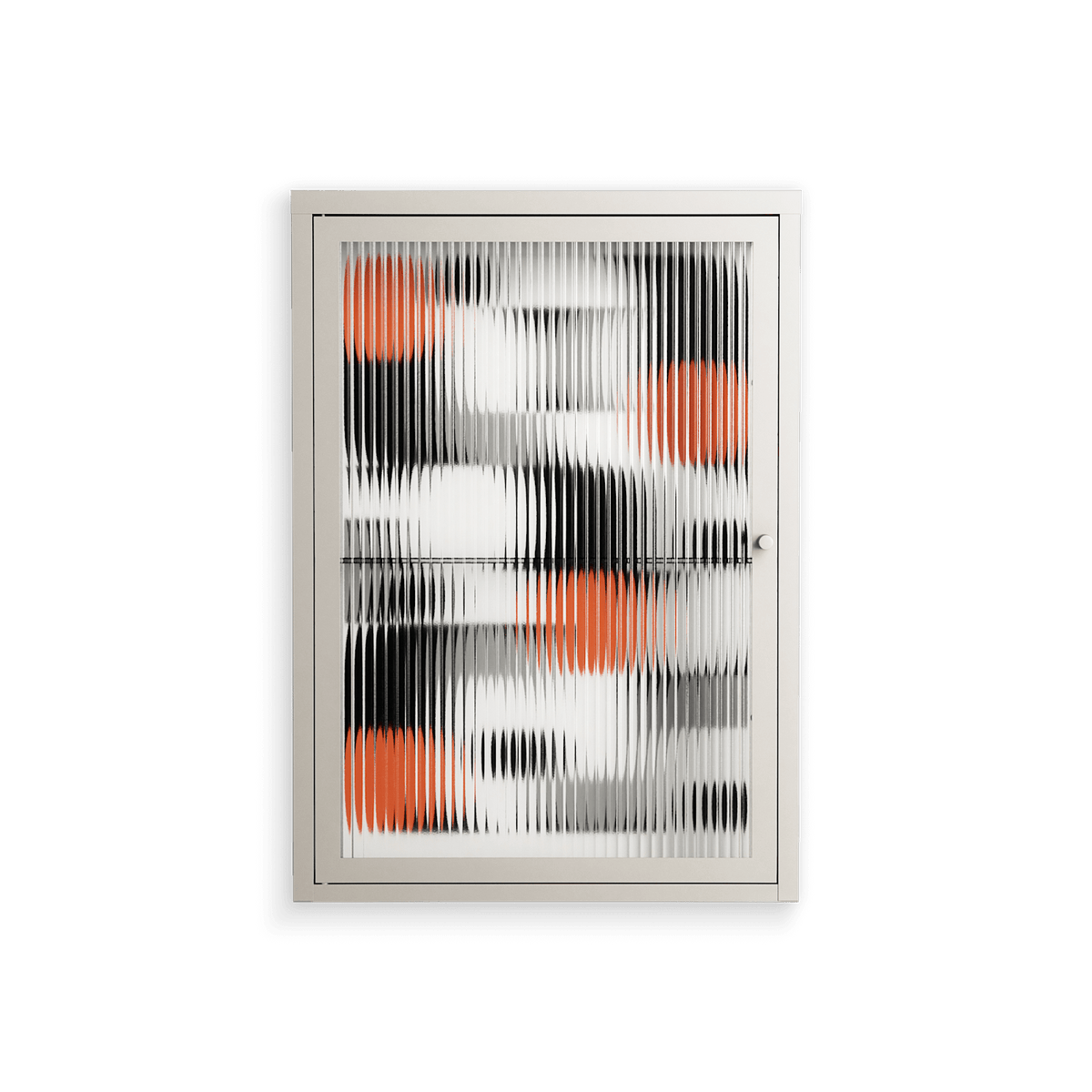 Conserto - Wall Cabinet - Vratislav Pecka - Pebble - Reeded glass