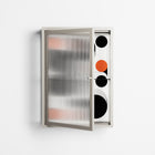 Conserto2 - Wall Cabinet - Vratislav Pecka - Pebble - Reeded glass
