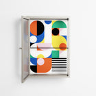 Murano - Wall Cabinet - Vratislav Pecka - Pebble - Reeded glass