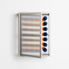 Perspektiva - Wall Cabinet - Vratislav Pecka - Pebble - Reeded glass