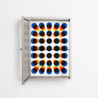 Perspektiva - Wall Cabinet - Vratislav Pecka - Pebble - Reeded glass