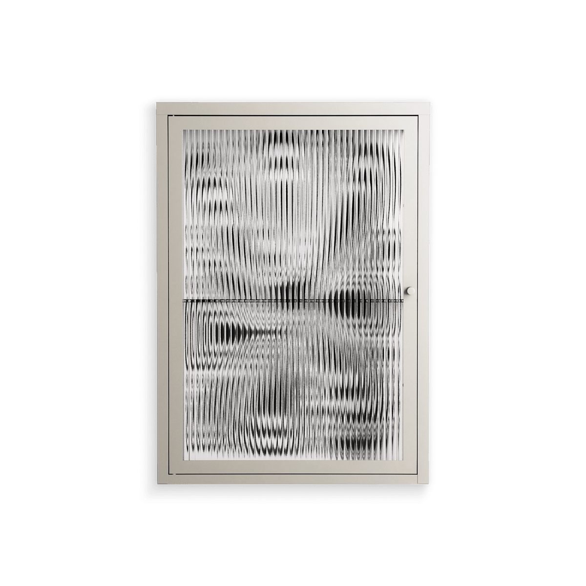 Splash of black - Wall Cabinet - Vratislav Pecka - Pebble - Reeded glass