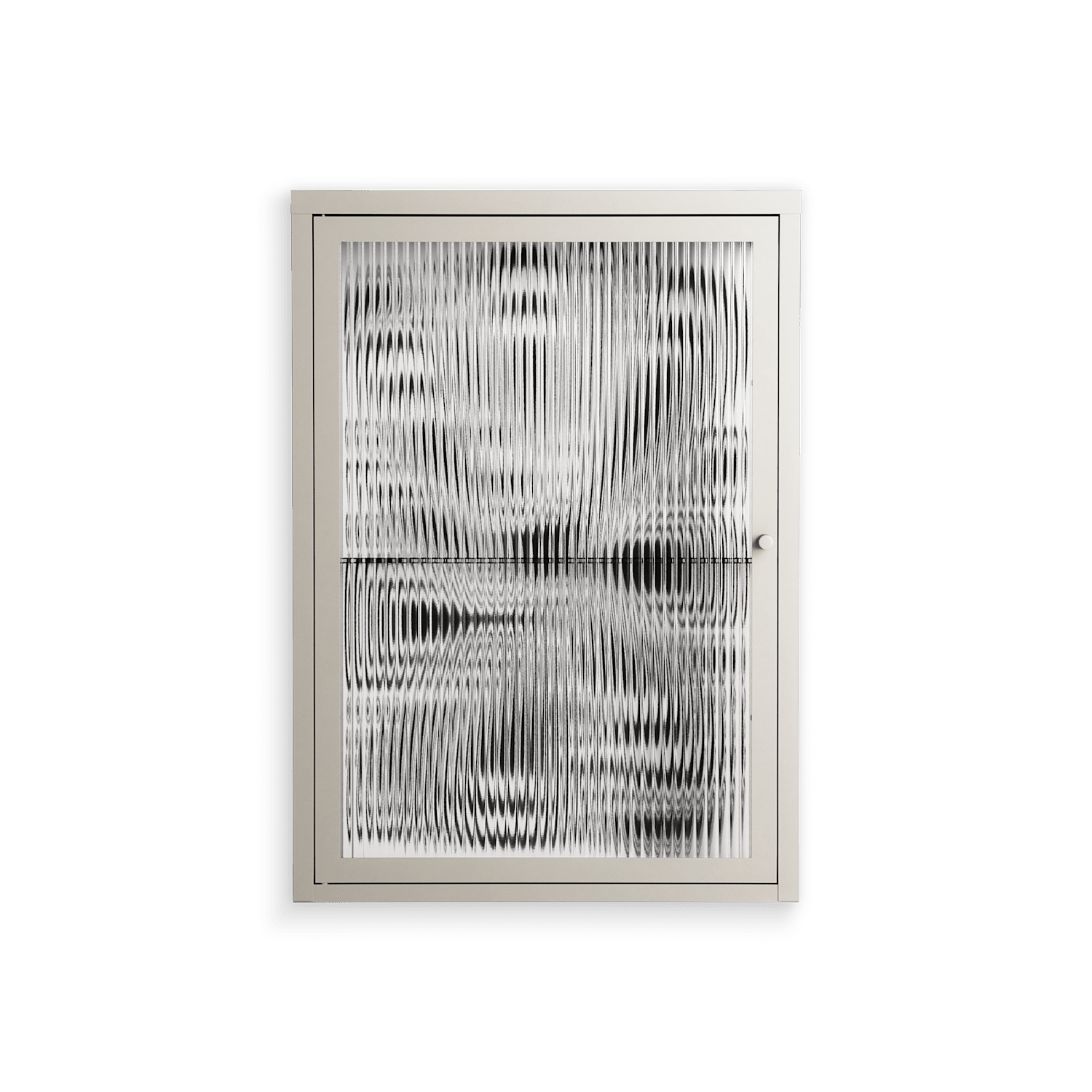 Splash of black - Wall Cabinet - Vratislav Pecka - Pebble - Reeded glass