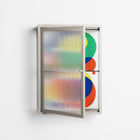 Vibrante - Wall Cabinet - Vratislav Pecka - Pebble - Reeded glass