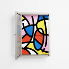Yo - Wall Cabinet - Vratislav Pecka - Pebble - Reeded glass