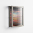 Greatful Meadow - Wall Cabinet - Nur Rydberg - Pebble - Reeded glass