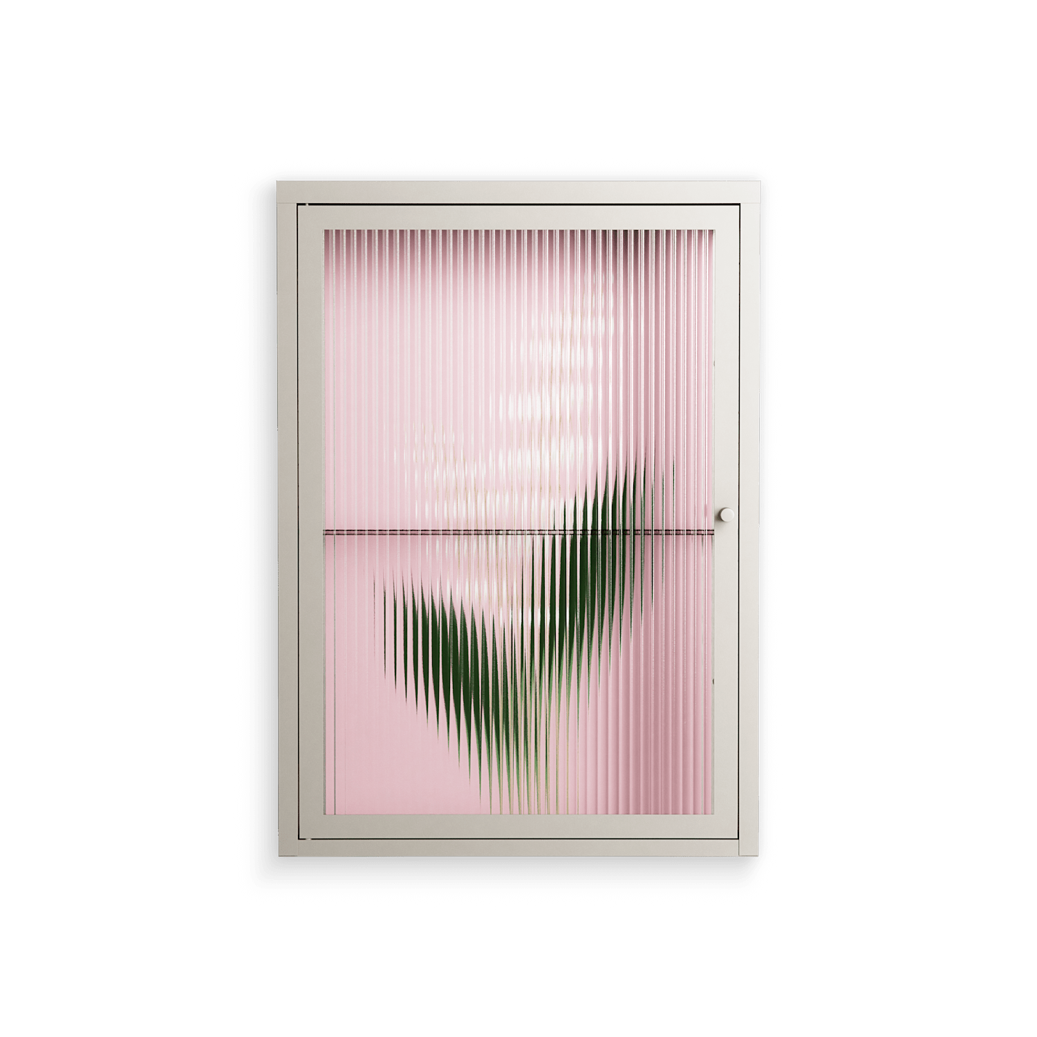 Kalas Konvalj - Wall Cabinet - Nur Rydberg - Pebble - Reeded glass