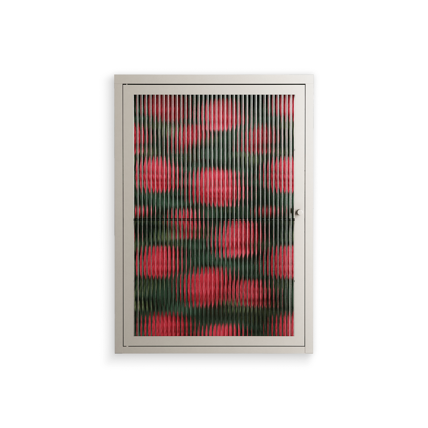 Mormors Rabatt - Wall Cabinet - Nur Rydberg - Pebble - Reeded glass