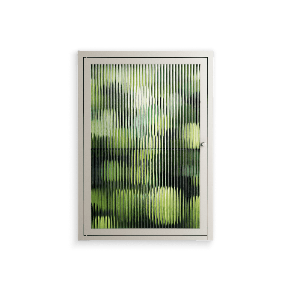 Tummetott - Wall Cabinet - Nur Rydberg - Pebble - Reeded glass