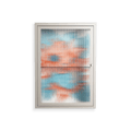 Big Orange Blooms 2 - Wall Cabinet - Katie O’Shea - Pebble - Reeded glass