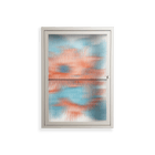 Big Orange Blooms 2 - Wall Cabinet - Katie O’Shea - Pebble - Reeded glass