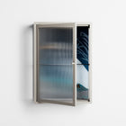 Egret - Wall Cabinet - Katie O’Shea - Pebble - Reeded glass