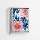 Pink Anemones - Wall Cabinet - Katie O’Shea - Pebble - Reeded glass