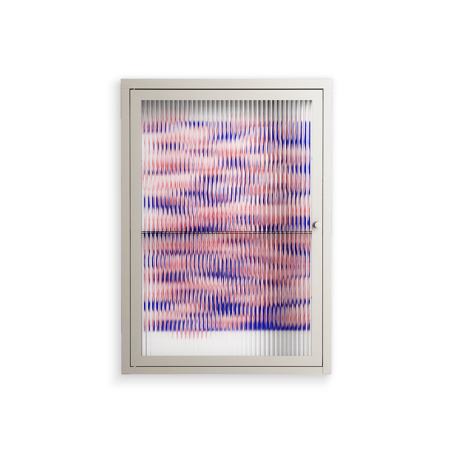Redblooms - Wall Cabinet - Katie O’Shea - Pebble - Reeded glass