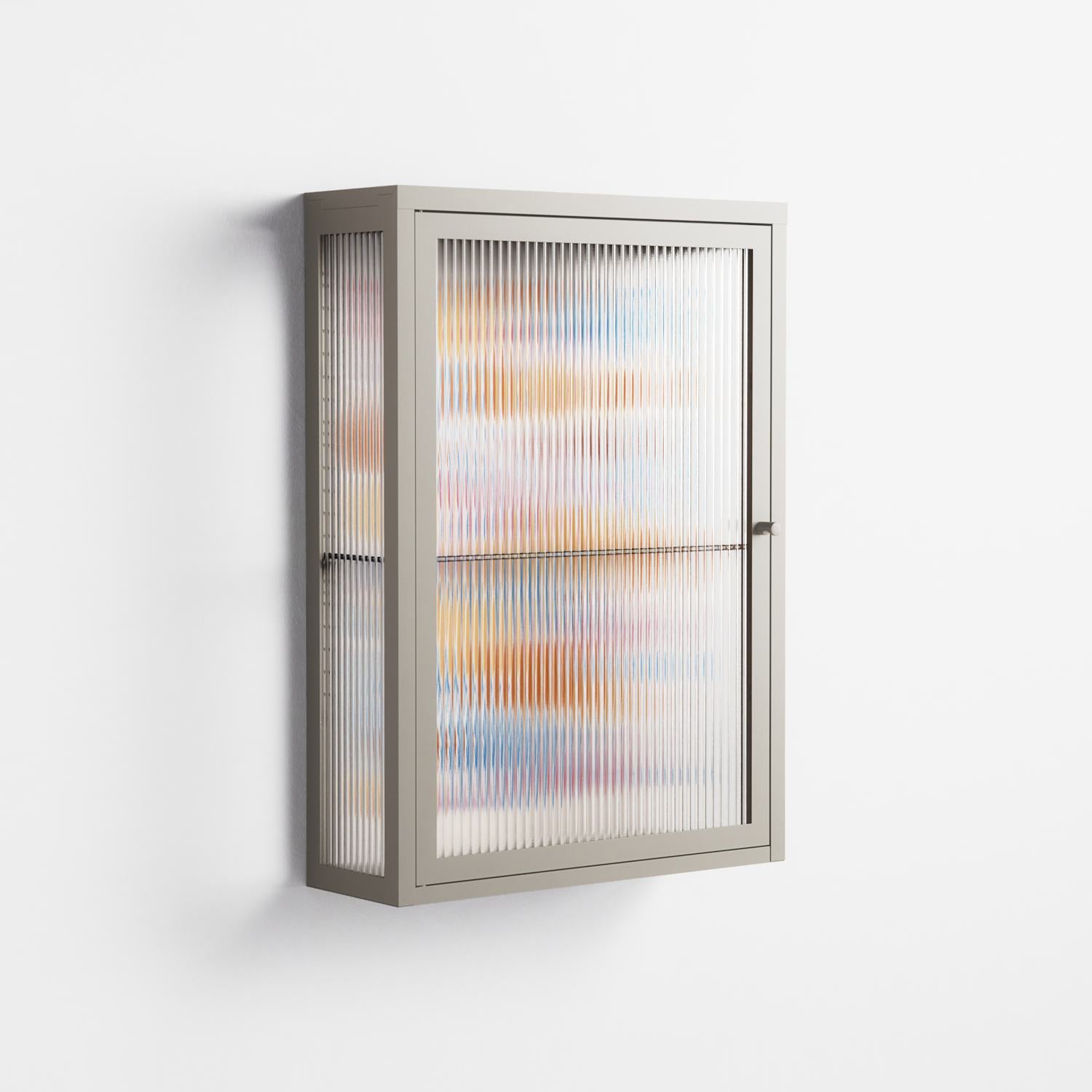 Sea Critters - Wall Cabinet - Katie O’Shea - Pebble - Reeded glass