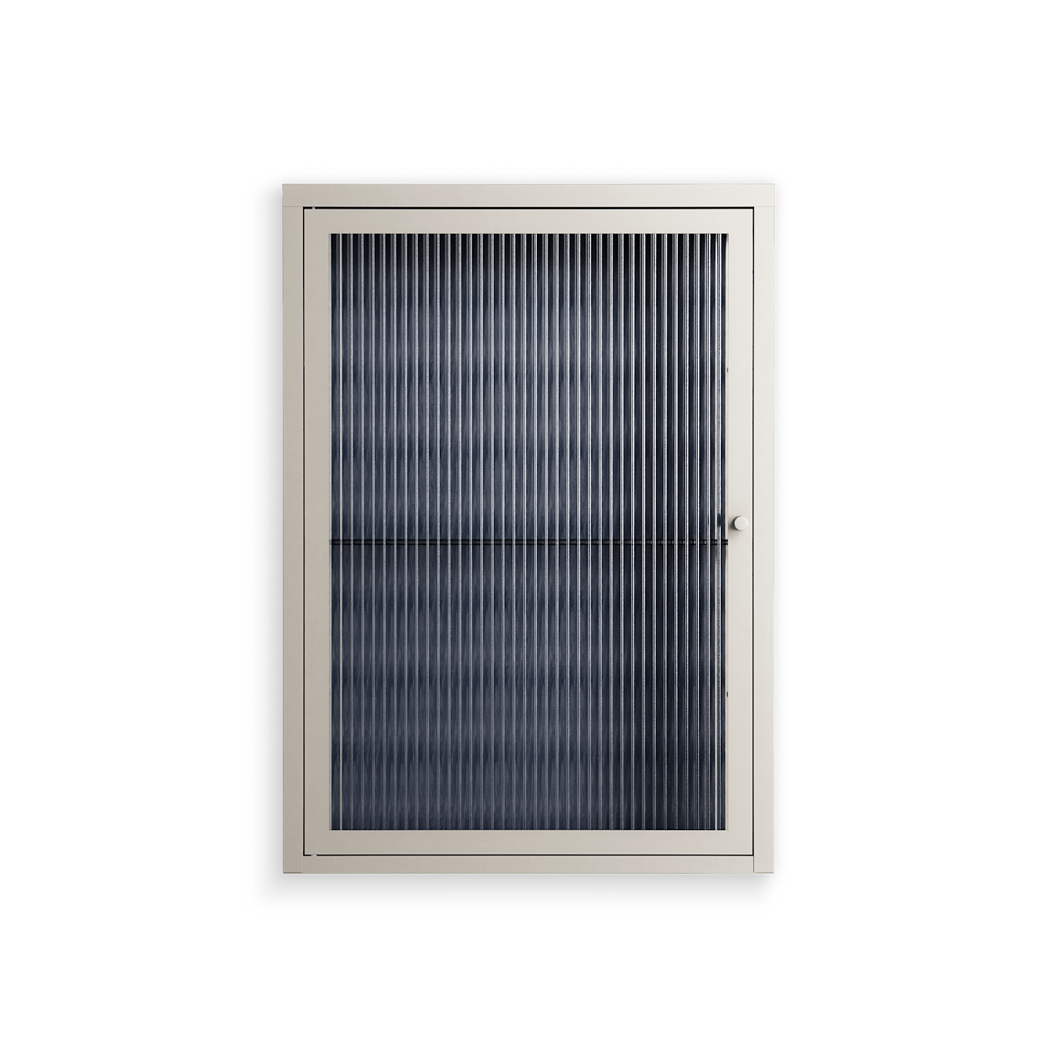 Basket Weave - Wall Cabinet - Katie O’Shea - Pebble - Reeded glass