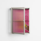 Banana - Wall Cabinet - Raissa Oltmanns - Pebble - Reeded glass