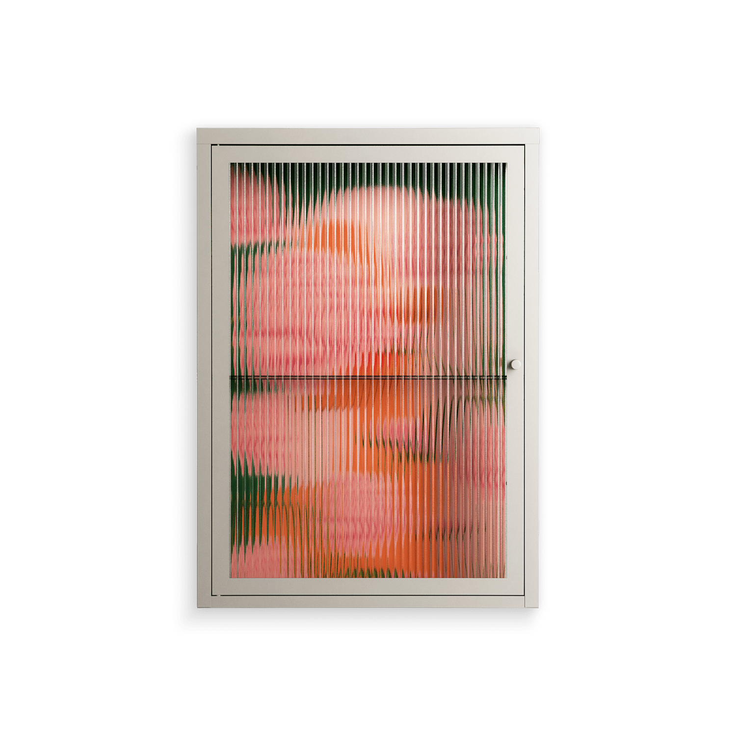 Inside Flowers - Wall Cabinet - Raissa Oltmanns - Pebble - Reeded glass