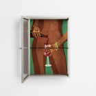 Wine and Me - Wall Cabinet - Raissa Oltmanns - Pebble - Reeded glass