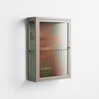 Wine and Me - Wall Cabinet - Raissa Oltmanns - Pebble - Reeded glass