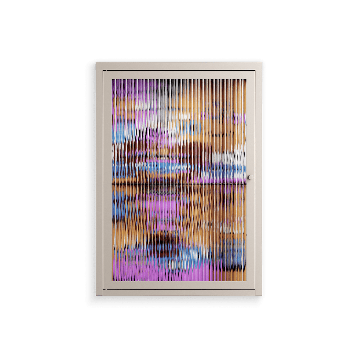Solar Cancer - Wall Cabinet - Cezar Berje - Pebble - Reeded glass