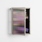 Gentleman - Wall Cabinet - Cezar Berje - Pebble - Reeded glass