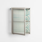 Epic Swirl - Wall Cabinet - Amy Suther - Pebble - Reeded glass