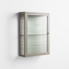 Epic Swirl - Wall Cabinet - Amy Suther - Pebble - Reeded glass