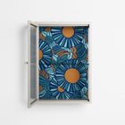 Bellis Bounty Blue - Wall Cabinet - Amy Suther - Pebble - Reeded glass