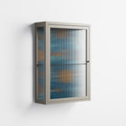 Bellis Bounty Blue - Wall Cabinet - Amy Suther - Pebble - Reeded glass