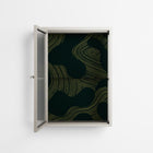 Midnight Dune - Wall Cabinet - Amy Suther - Pebble - Reeded glass
