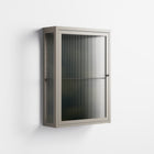 Midnight Dune - Wall Cabinet - Amy Suther - Pebble - Reeded glass