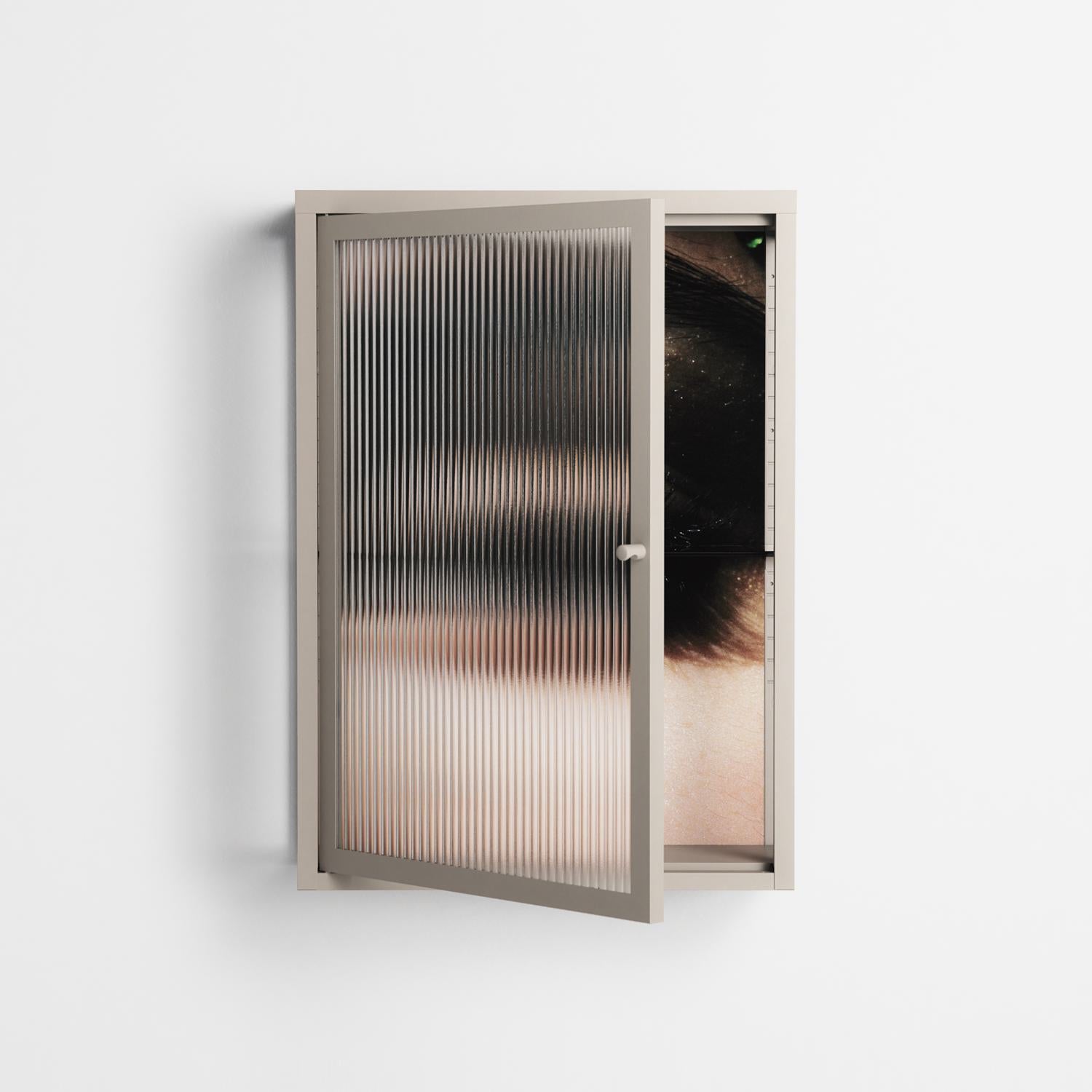 Gem - Wall Cabinet - Nadia Ryder - Pebble - Reeded glass