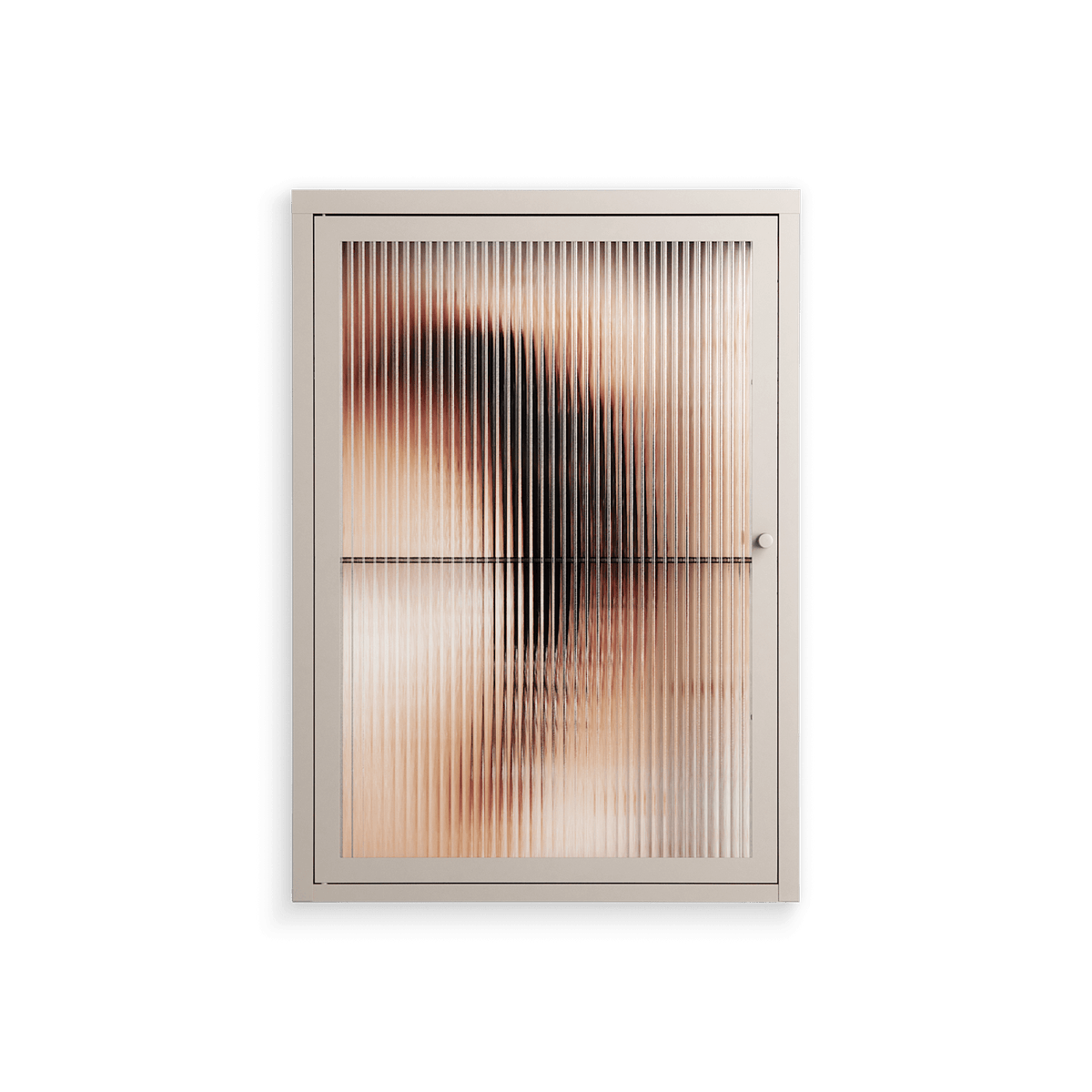 Glow - Wall Cabinet - Nadia Ryder - Pebble - Reeded glass