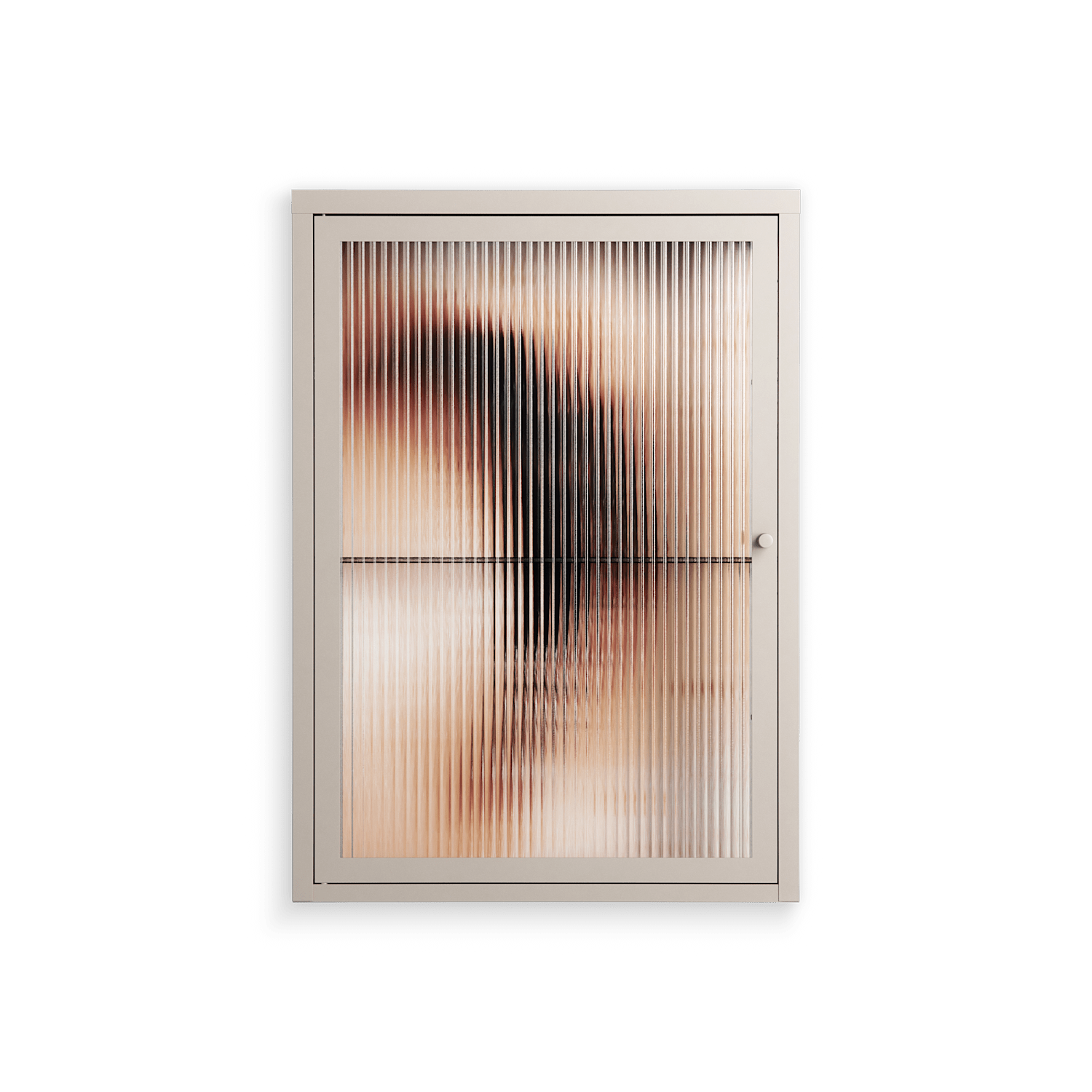 Glow - Wall Cabinet - Nadia Ryder - Pebble - Reeded glass