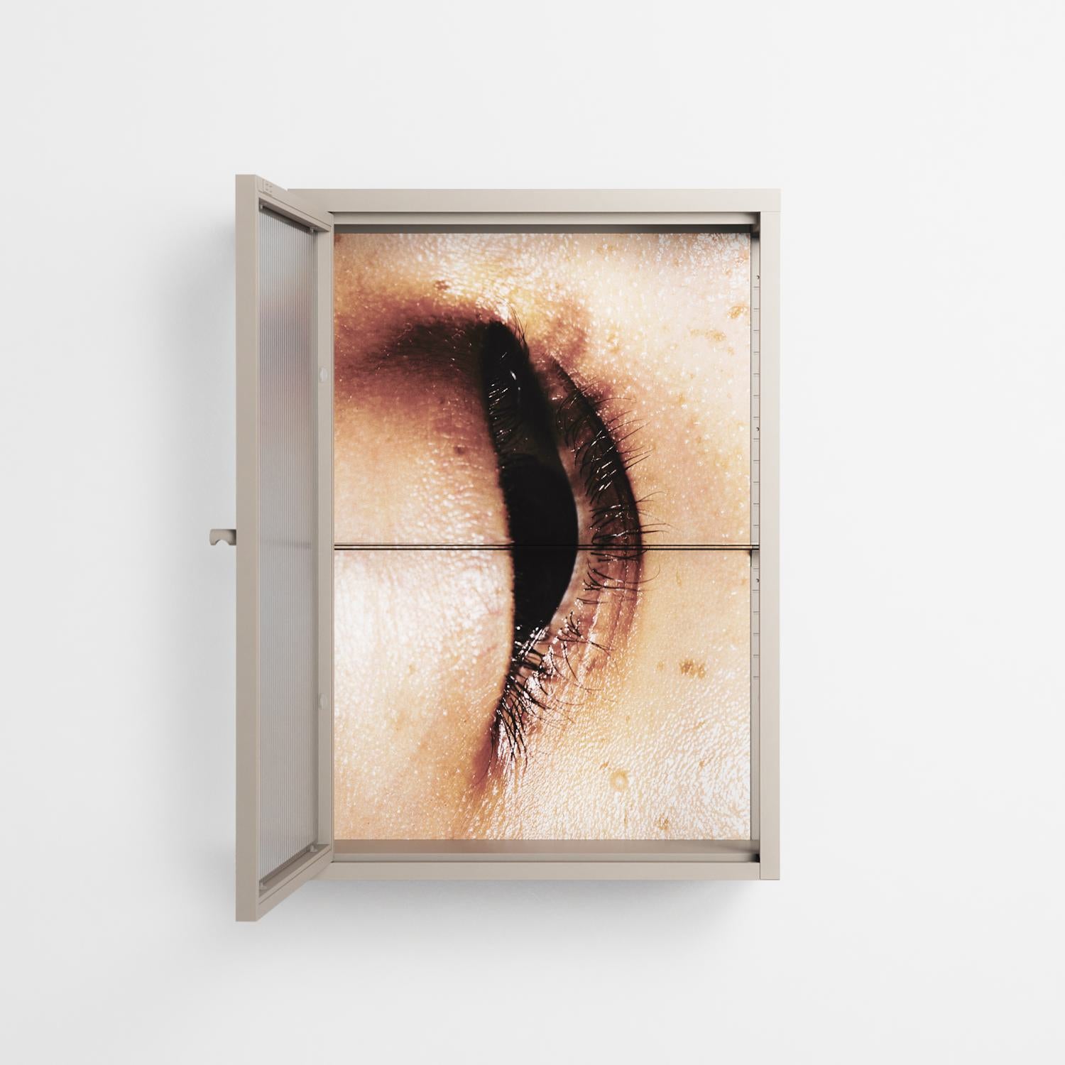 Glow - Wall Cabinet - Nadia Ryder - Pebble - Reeded glass