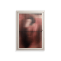 Red 2 - Wall Cabinet - Nadia Ryder - Pebble - Reeded glass