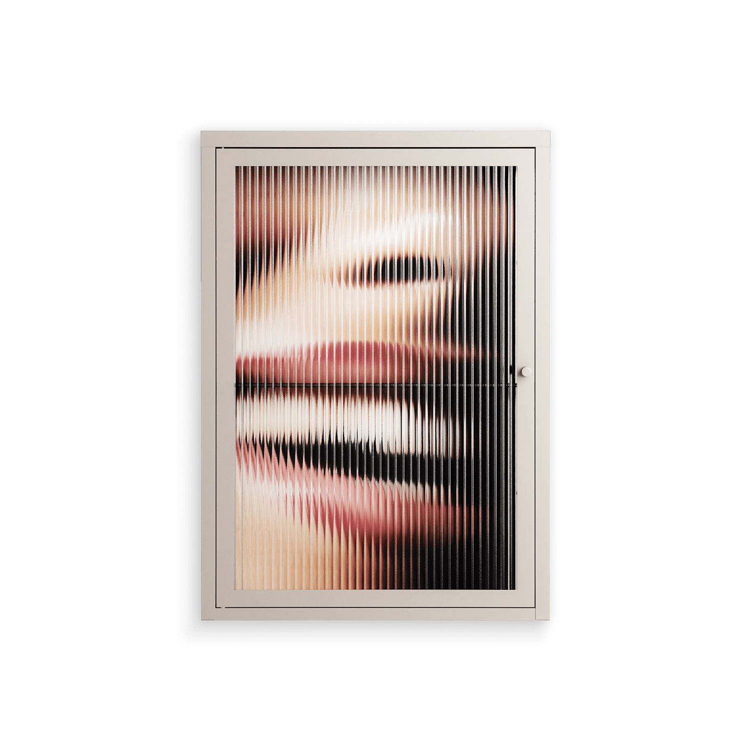 Teeth - Wall Cabinet - Nadia Ryder - Pebble - Reeded glass