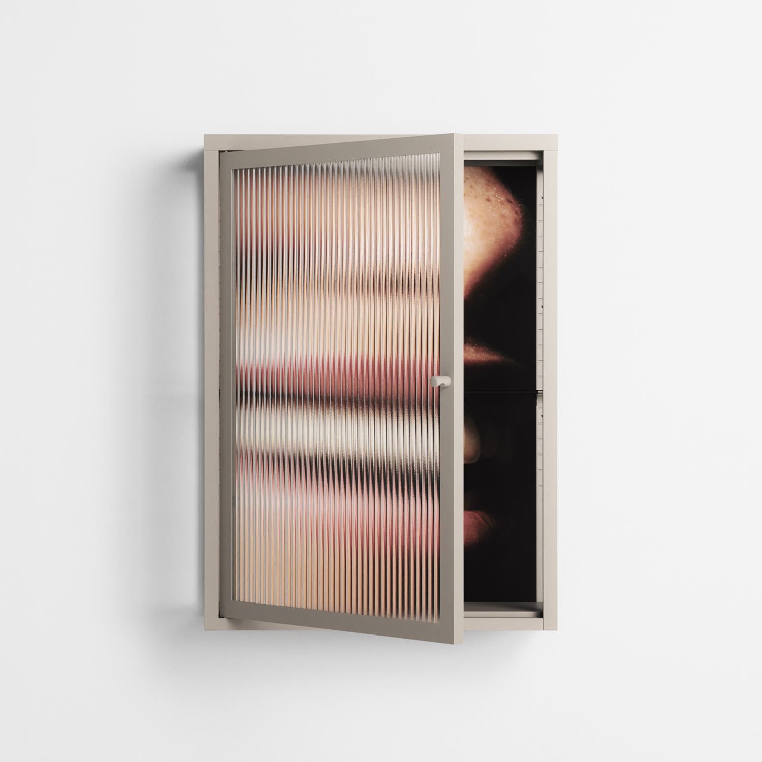 Teeth - Wall Cabinet - Nadia Ryder - Pebble - Reeded glass