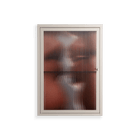 The Art Of Kissing 2 - Wall Cabinet - Nadia Ryder - Pebble - Reeded glass