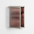 The Art Of Kissing 2 - Wall Cabinet - Nadia Ryder - Pebble - Reeded glass