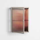 The Art Of Kissing - Wall Cabinet - Nadia Ryder - Pebble - Reeded glass