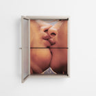 The Art Of Kissing - Wall Cabinet - Nadia Ryder - Pebble - Reeded glass