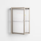Épanoui - Wall Cabinet - David Vanadia - Pebble - Reeded glass